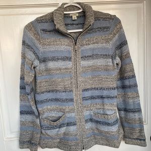 L.L.bean zip up sweater size: Xsmall